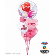 Bukiet 806 Hugs, Kisses and Valentine Wishes! Qualatex #16676 97266-5